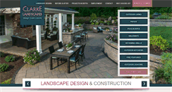 Desktop Screenshot of clarkelandscapes.com